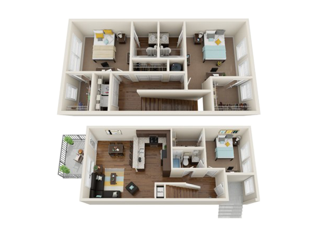 Milledge A Rendering