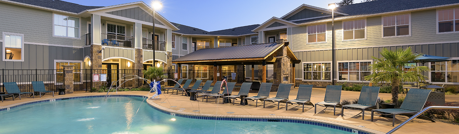 Resort style pool